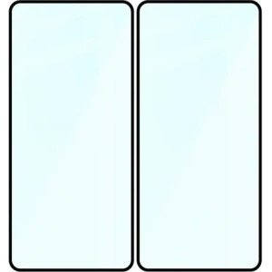 Szkło hartowane Bizon Glass Edge Duo do Samsung Galaxy S22 czarna ramka [2 PACK]