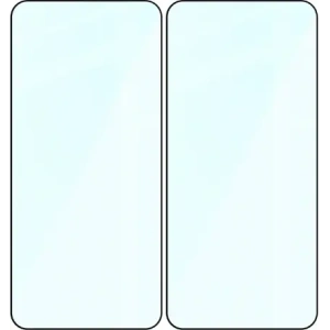 Szkło hartowane Bizon Glass Edge Duo do Samsung Galaxy S23 czarna ramka [2 PACK]