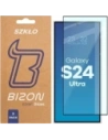 Szkło hartowane Bizon Glass Edge Duo do Samsung Galaxy S24 Ultra czarna ramka [2 PACK]