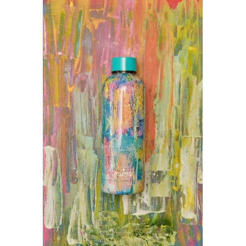 Kup Termo láhev z nerezové oceli Puro Hot&Cold 500ml (StreetArt - Malba světle modrá) - PUR170BLU - {ean13} - Sklep Home Screen