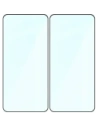 Szkło hartowane Bizon Glass Edge Duo do Samsung Galaxy S25 / S24 czarna ramka [2 PACK]