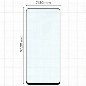 Szkło hartowane Bizon Glass Edge Duo do Samsung Galaxy XCover 7 Pro / 6 Pro czarna ramka [2 PACK]