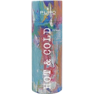 Kup Termo láhev z nerezové oceli Puro Hot&Cold 500ml (StreetArt - Malba světle modrá) - PUR170BLU - {ean13} - Sklep Home Screen