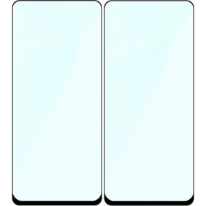 Szkło hartowane Bizon Glass Edge Duo do Samsung Galaxy XCover 7 Pro / 6 Pro czarna ramka [2 PACK]