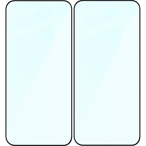 Szkło hartowane Bizon Glass Edge Duo do Honor 400 czarna ramka [2 PACK]