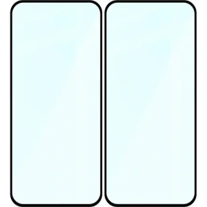 Szkło hartowane Bizon Glass Edge Duo do Honor 400 Lite czarna ramka [2 PACK]