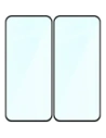 Szkło hartowane Bizon Glass Edge Duo do Honor 400 Lite czarna ramka [2 PACK]