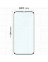 Szkło hartowane Bizon Glass Edge Duo do Apple iPhone 11 / XR czarna ramka [2 PACK]