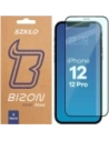 Szkło hartowane Bizon Glass Edge Duo do Apple iPhone 12 / 12 Pro czarna ramka [2 PACK]