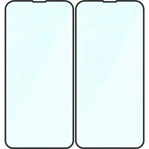 Szkło hartowane Bizon Glass Edge Duo do Apple iPhone 13 / 13 Pro czarna ramka [2 PACK]