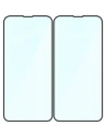 Szkło hartowane Bizon Glass Edge Duo do Apple iPhone 13 / 13 Pro czarna ramka [2 PACK]