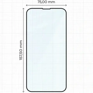 Szkło hartowane Bizon Glass Edge Duo do Apple iPhone 13 Pro Max czarna ramka [2 PACK]