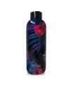 Termo láhev z nerezové oceli Puro Hot&Cold 500ml (Tropické - Květiny tmavě modré)