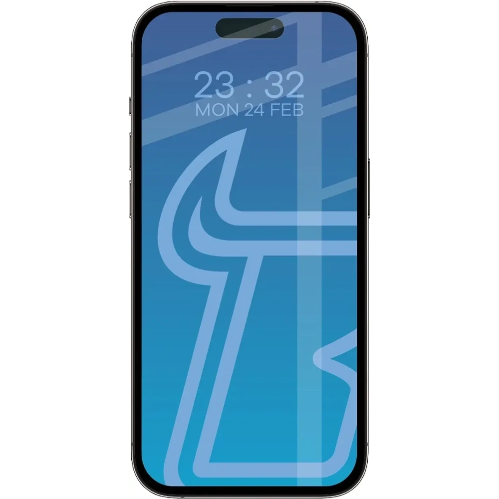 Szkło hartowane Bizon Glass Edge Duo do Apple iPhone 14 Pro czarna ramka [2 PACK]