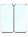 Szkło hartowane Bizon Glass Edge Duo do Apple iPhone 14 Pro czarna ramka [2 PACK]
