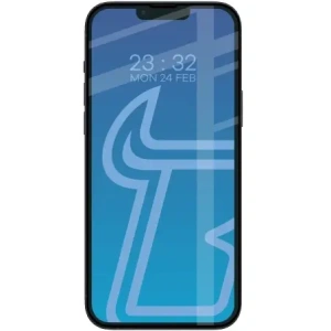 Szkło hartowane Bizon Glass Edge Duo do Apple iPhone 14 Plus / 13 Pro Max czarna ramka [2 PACK]