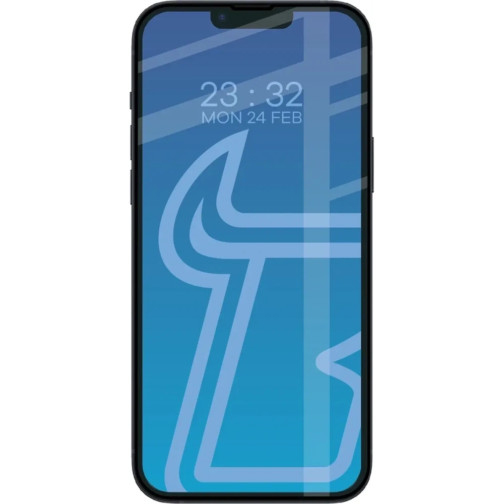 Szkło hartowane Bizon Glass Edge Duo do Apple iPhone 14 Plus / 13 Pro Max czarna ramka [2 PACK]