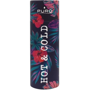 Kup Termo láhev z nerezové oceli Puro Hot&Cold 500ml (Tropické - Květiny tmavě modré) - PUR171BLU - {ean13} - Sklep Home Screen