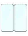 Szkło hartowane Bizon Glass Edge Duo do Apple iPhone 15 Pro czarna ramka [2 PACK]