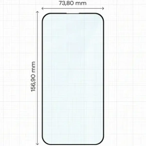 Szkło hartowane Bizon Glass Edge Duo do Apple iPhone 15 Pro Max czarna ramka [2 PACK]