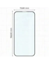 Szkło hartowane Bizon Glass Edge Duo do Apple iPhone 15 Pro Max czarna ramka [2 PACK]