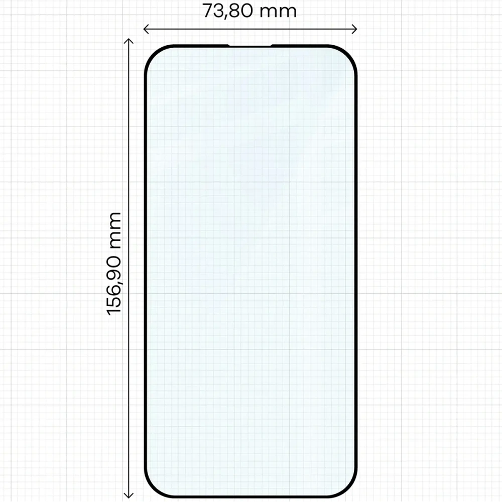 Szkło hartowane Bizon Glass Edge Duo do Apple iPhone 15 Pro Max czarna ramka [2 PACK]