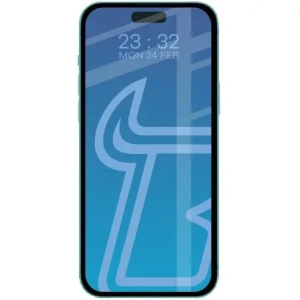 Szkło hartowane Bizon Glass Edge Duo do Apple iPhone 15 Pro Max czarna ramka [2 PACK]