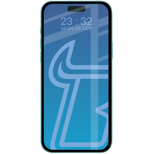 Szkło hartowane Bizon Glass Edge Duo do Apple iPhone 15 Pro Max czarna ramka [2 PACK]