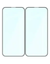 Szkło hartowane Bizon Glass Edge Duo do Apple iPhone 15 Pro Max czarna ramka [2 PACK]