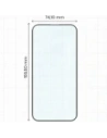 Szkło hartowane Bizon Glass Edge Duo do Apple iPhone 16 Pro Max czarna ramka [2 PACK]