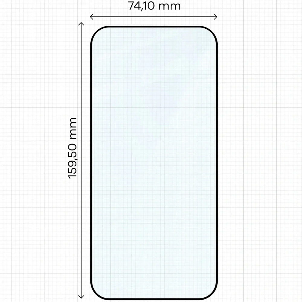 Szkło hartowane Bizon Glass Edge Duo do Apple iPhone 16 Pro Max czarna ramka [2 PACK]
