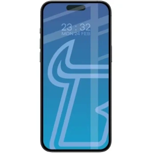 Szkło hartowane Bizon Glass Edge Duo do Apple iPhone 16 Pro Max czarna ramka [2 PACK]
