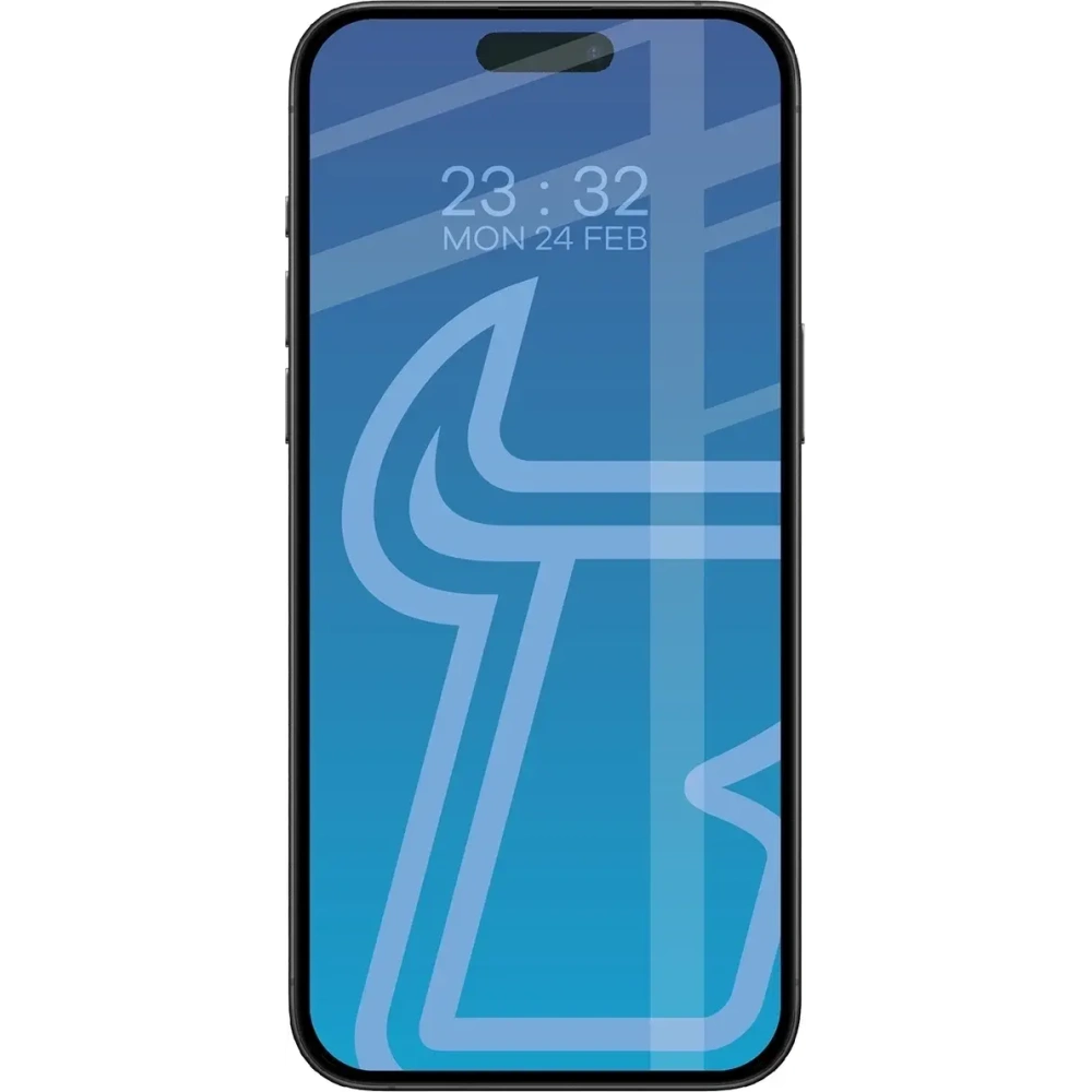 Szkło hartowane Bizon Glass Edge Duo do Apple iPhone 16 Pro Max czarna ramka [2 PACK]