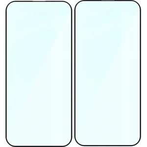 Szkło hartowane Bizon Glass Edge Duo do Apple iPhone 16 Pro Max czarna ramka [2 PACK]