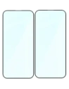 Szkło hartowane Bizon Glass Edge Duo do Apple iPhone 16 Pro Max czarna ramka [2 PACK]