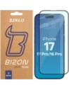 Szkło hartowane Bizon Glass Edge Duo do Apple iPhone 17 / 17 Pro / 16 Pro czarna ramka [2 PACK]