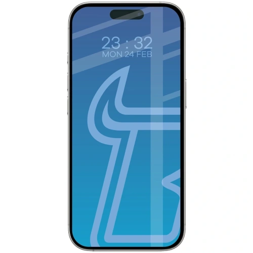 Szkło hartowane Bizon Glass Edge Duo do Apple iPhone 17 / 17 Pro / 16 Pro czarna ramka [2 PACK]