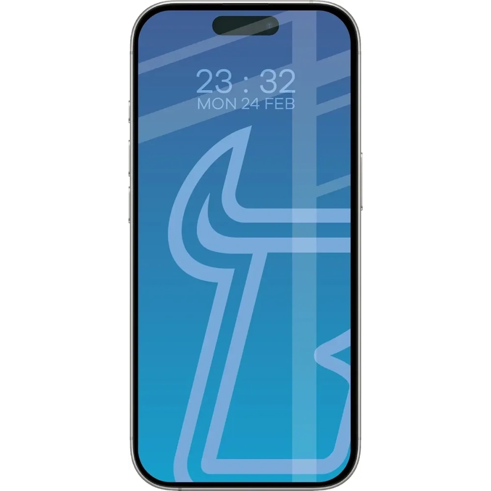 Szkło hartowane Bizon Glass Edge Duo do Apple iPhone 17 / 17 Pro / 16 Pro czarna ramka [2 PACK]