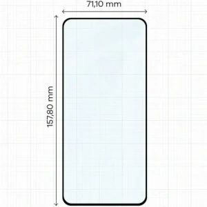 Szkło hartowane Bizon Glass Edge Duo do Motorola Moto G86 5G / G86 Power 5G czarna ramka [2 PACK]