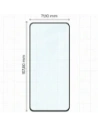 Szkło hartowane Bizon Glass Edge Duo do Motorola Moto G86 5G / G86 Power 5G czarna ramka [2 PACK]