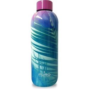 Kup Butelka termální z nerezové oceli Puro Hot&Cold 500ml (Tropické - Palmové růžové) - PUR172PALM - {ean13} - Sklep Home Screen