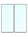 Szkło hartowane Bizon Glass Edge Duo do Motorola Moto G86 5G / G86 Power 5G czarna ramka [2 PACK]