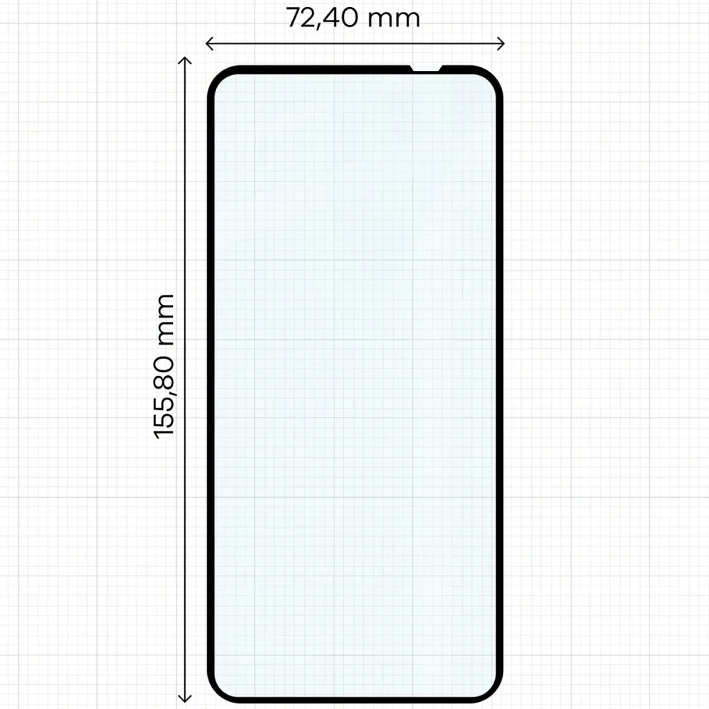 Szkło hartowane Bizon Glass Edge Duo do Nothing Phone 1 czarna ramka [2 PACK]
