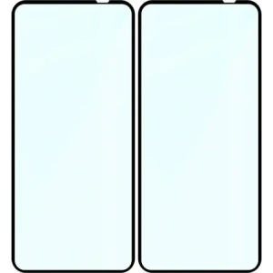 Szkło hartowane Bizon Glass Edge Duo do Nothing Phone 1 czarna ramka [2 PACK]