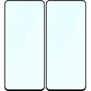 Szkło hartowane Bizon Glass Edge Duo do OnePlus Nord 4 czarna ramka [2 PACK]