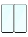 Szkło hartowane Bizon Glass Edge Duo do OnePlus Nord 4 czarna ramka [2 PACK]