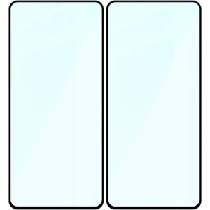 Szkło hartowane Bizon Glass Edge Duo do OnePlus Nord CE5 5G czarna ramka [2 PACK]
