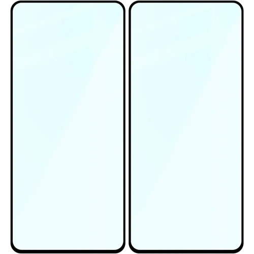 Szkło hartowane Bizon Glass Edge Duo do OnePlus Nord CE5 5G czarna ramka [2 PACK]