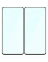 Szkło hartowane Bizon Glass Edge Duo do OnePlus Nord CE5 5G czarna ramka [2 PACK]