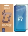 Szkło hartowane Bizon Glass Edge Duo do Xiaomi POCO F7 czarna ramka [2 PACK]
